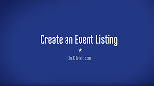 Create an Event Listing on CTvisit.com