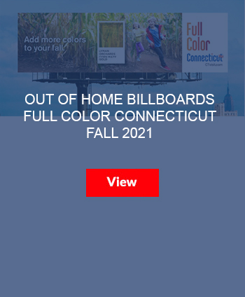 Out of Home Billboards - Full Color Connecticut Fall 2021